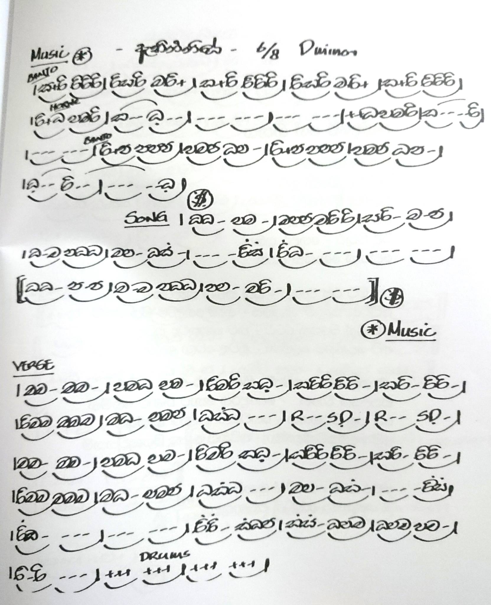 Download 324 Sinhala Song Notation Photo | Picture | Wallpaper Free ...