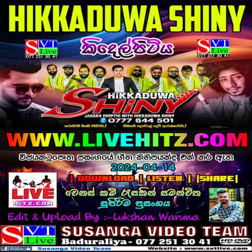 Hikkaduwa-Shiny-Live-In-Kidelpitiya-2024-04-14 - sinhala live show